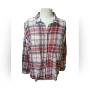 Old Navy Multicolor Plaid Shirt